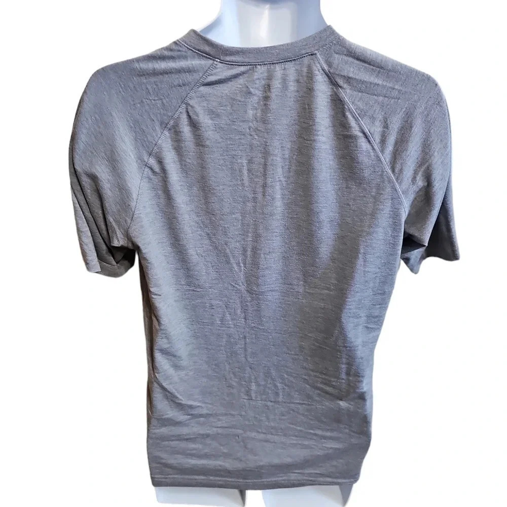 Sport-Tek Grey Dont Tread On Me Tee S Athletic Fit Statement Streetwear Rare - Picture 3 of 7
